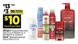 Dollar General Old Spice offer