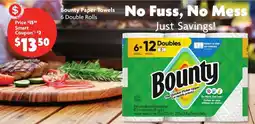 Family Dollar Bounty Paper Towels offer
