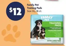 Family Dollar Family Pet Training Pads offer
