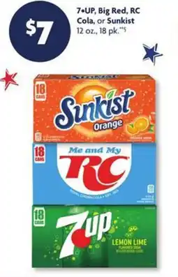Family Dollar 7•up big red rc cola or sunkist offer