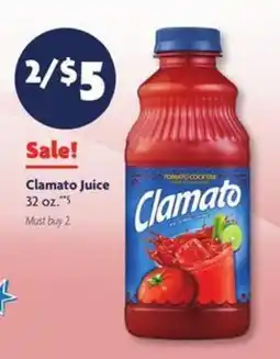 Family Dollar Clamato Juice offer