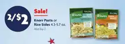 Family Dollar Knorr Pasta or Rice Sides offer