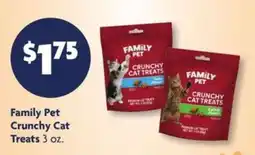 Family Dollar Family Pet Crunchy Cat Treats offer