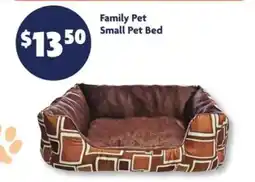 Family Dollar Family Pet Small Pet Bed offer