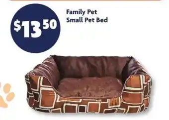 Family Dollar Family Pet Small Pet Bed offer