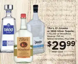 Ralphs Tito's, El Jimador or 1800 Silver Tequila offer