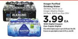 Food 4 Less Kroger Purified Drinking Water offer