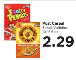 Food 4 Less Post Cereal offer