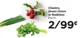 Food 4 Less Cilantro, Green Onion or Radishes offer