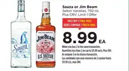 Food 4 Less Sauza or Jim Beam offer