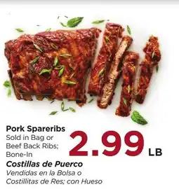 Food 4 Less Pork Spareribs offer