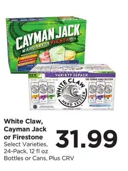 Food 4 Less White Claw, Cayman Jack or Firestone offer