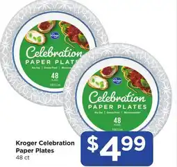 Food 4 Less Kroger Celebration Paper Plates offer