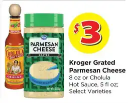 Food 4 Less Kroger Grated Parmesan Cheese offer