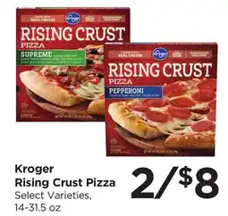 Food 4 Less Kroger Rising Crust Pizza offer