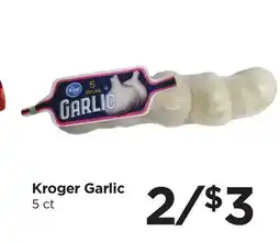 Food 4 Less Kroger Garlic offer