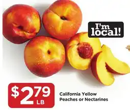 Food 4 Less California Yellow Peaches or Nectarines offer