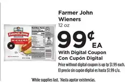 Food 4 Less Farmer John Wieners offer