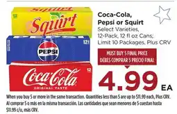 Food 4 Less Coca-Cola, Pepsi or Squirt offer