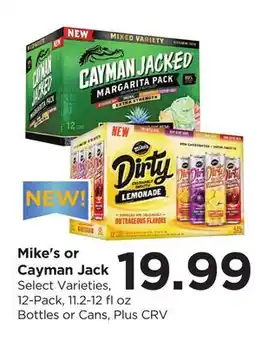Food 4 Less Mike's or Cayman Jack offer