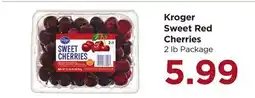 Food 4 Less Kroger Sweet Red Cherries offer