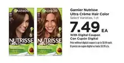 Food 4 Less Garnier Nutrisse Ultra Crème Hair Color offer