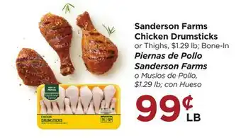 Food 4 Less Sanderson Farms Chicken Drumsticks offer