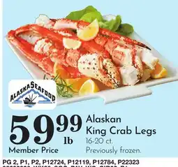 Pavilions Alaskan King Crab Legs offer