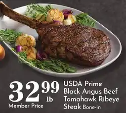 Pavilions USDA Prime Black Angus Beef Tomahawk Ribeye Steak offer