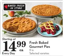 Pavilions Fresh Baked Gourmet Pies offer