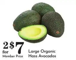 Pavilions Large Organic Hass Avocados offer