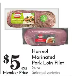 Pavilions Hormel Marinated Pork Loin Filet offer