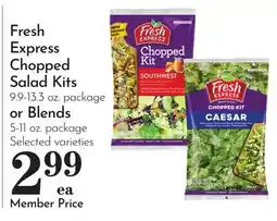 Pavilions Fresh Express Chopped Salad Kits 9.9-13.3 oz. package or Blends 5-11 oz. package offer