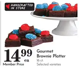 Pavilions Gourmet Brownie Platter offer