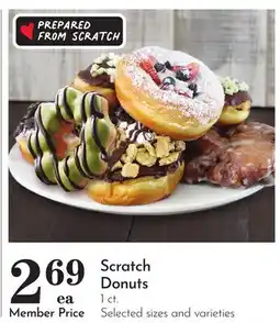 Pavilions Scratch Donuts offer
