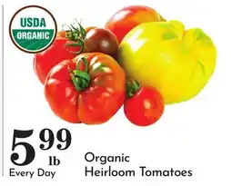 Pavilions Organic Heirloom Tomatoes offer