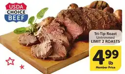 Vons Tri-Tip Roast offer