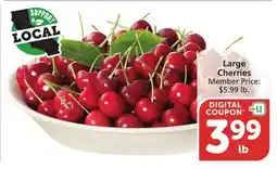Vons Large Cherries offer