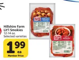 Vons Hillshire Farm Lit'l Smokies offer