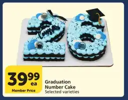 Vons Graduation Number Cake offer