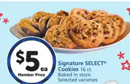 Vons Signature SELECT Cookies offer