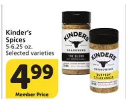Vons Kinder's Spices offer