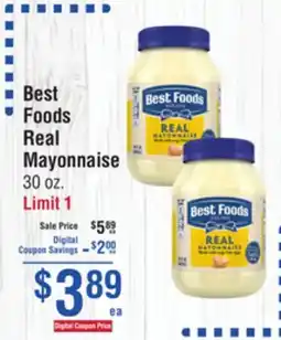 Smart & Final Best Foods Real Mayonnaise offer