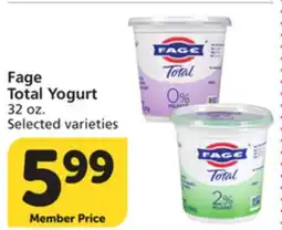 Vons Fage Total Yogurt offer