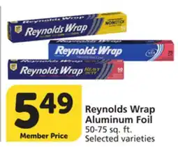 Vons Reynolds Wrap Aluminum Foil offer