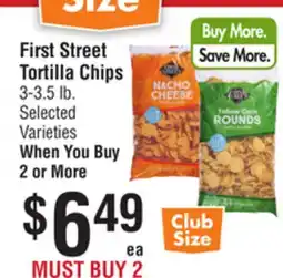 Smart & Final First Street Tortilla Chips offer