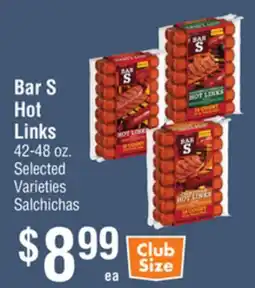 Smart & Final Bar S Hot Links offer