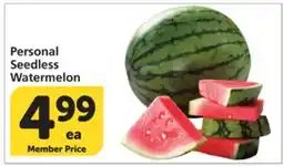 Vons Personal Seedless Watermelon offer