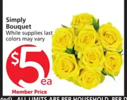 Vons Simply Bouquet offer