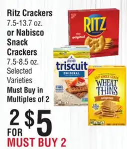 Smart & Final Ritz Crackers or Nabisco Snack Crackers offer